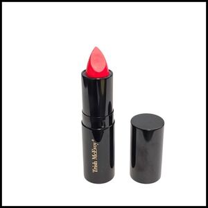 Trish McEvoy Lip Color BEAUTIFUL Coral Red Cream Lipstick Full Size New